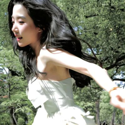 粉红火鹤的神秘凝视